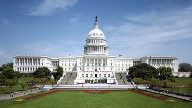 Washington-DC-Kongressen-med-Representantenes-hus-og-Senatet
